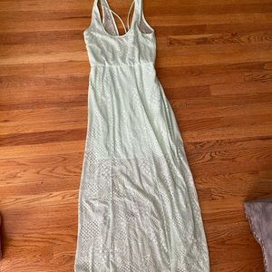 Mint green lace dress